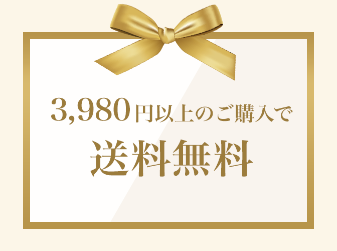 3,980円以上ご購入で送料無料