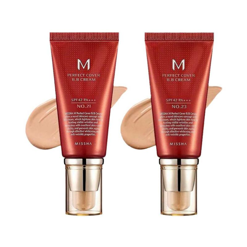 MISSHA ミシャ パーフェクトカバー BBクリーム SPF42/PA+++ カラーバリエーション