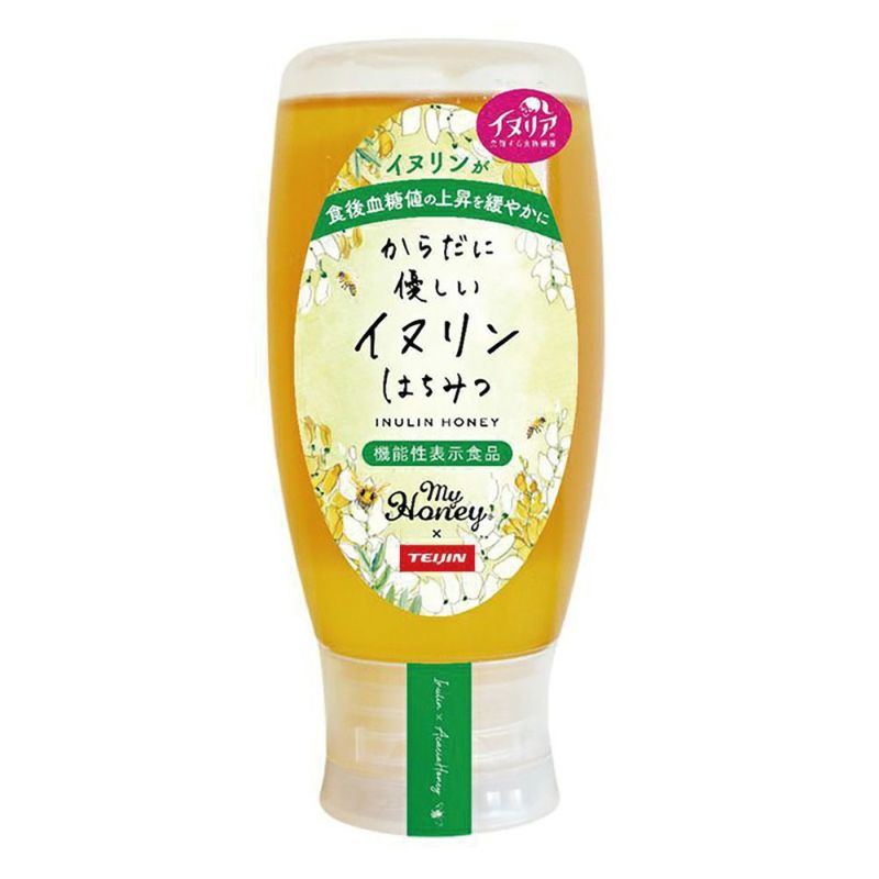 マイハニー からだに優しいイヌリンはちみつ チューブボトル500g (機能性表示食品) 箱なし