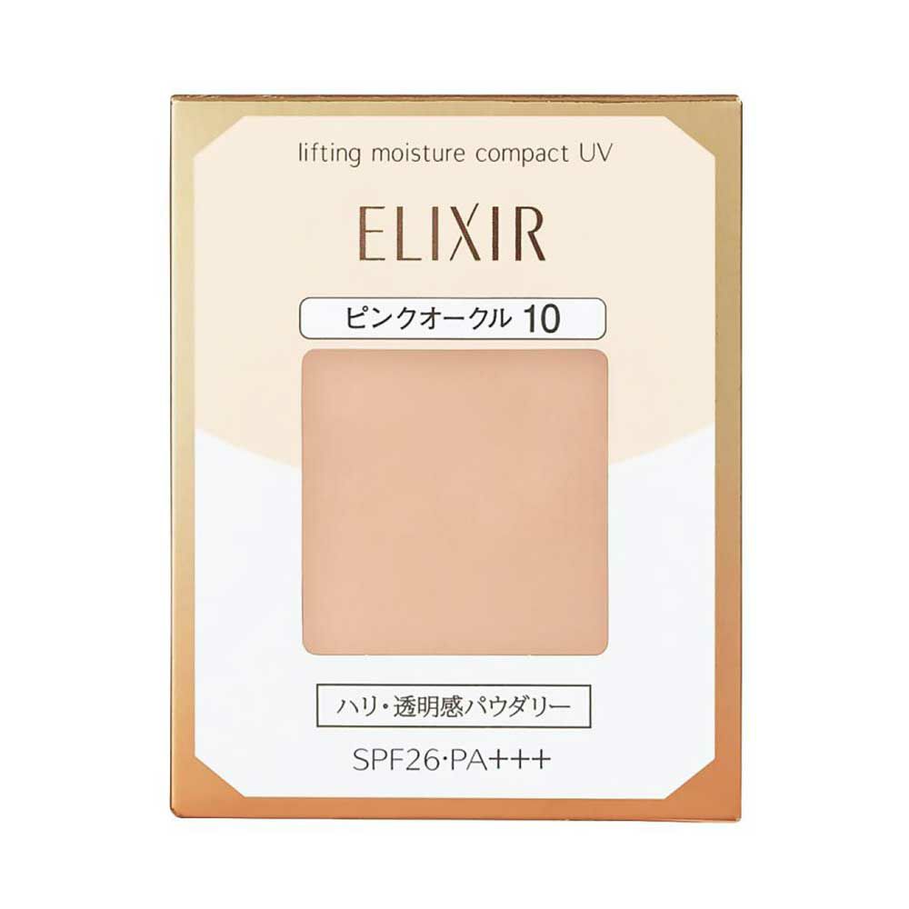 ｖエリクシール リフティングモイスチャーパクトUV （レフィル） ピンクオークル10