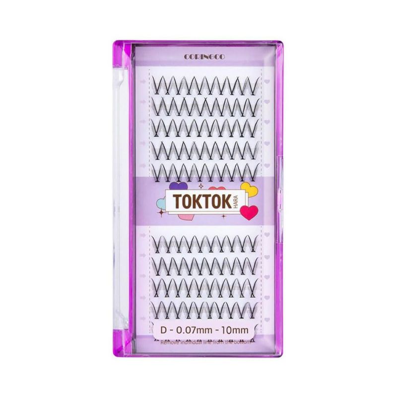 コリンコ トクトクハラチェック つけまつ毛 TOKTOK-HARA CHECK EYELASH ブラック